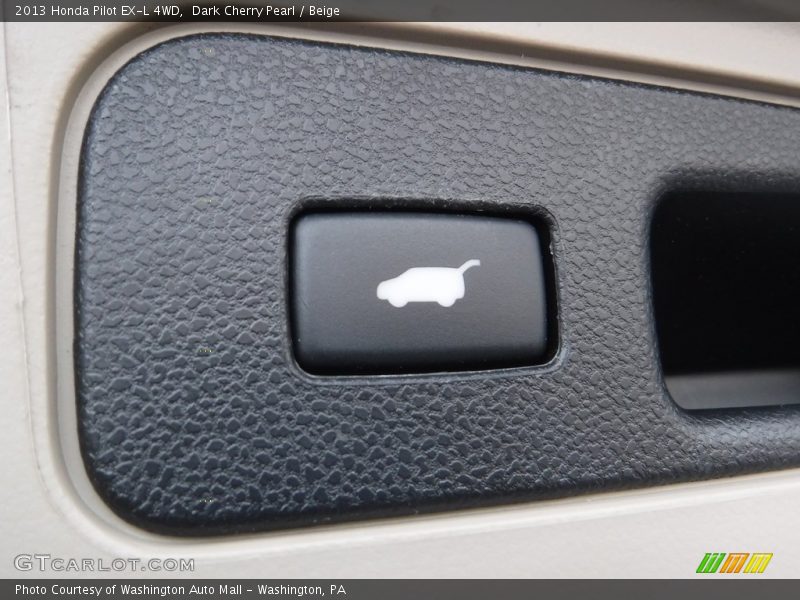 Dark Cherry Pearl / Beige 2013 Honda Pilot EX-L 4WD