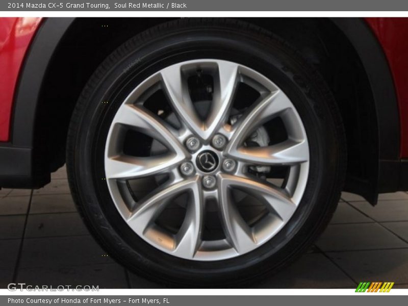Soul Red Metallic / Black 2014 Mazda CX-5 Grand Touring