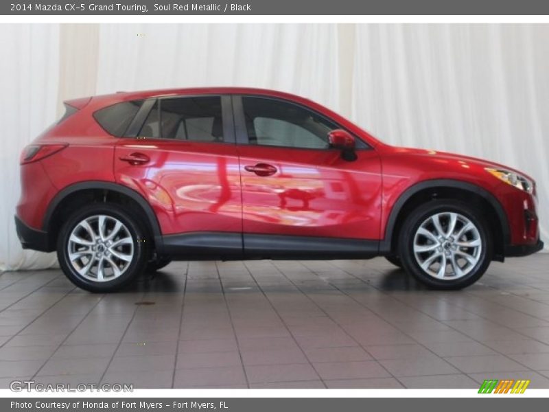 Soul Red Metallic / Black 2014 Mazda CX-5 Grand Touring