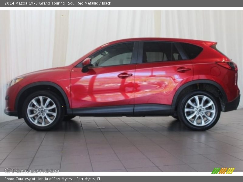 Soul Red Metallic / Black 2014 Mazda CX-5 Grand Touring