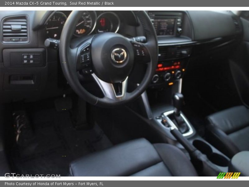 Soul Red Metallic / Black 2014 Mazda CX-5 Grand Touring