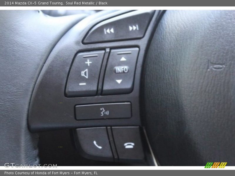 Soul Red Metallic / Black 2014 Mazda CX-5 Grand Touring