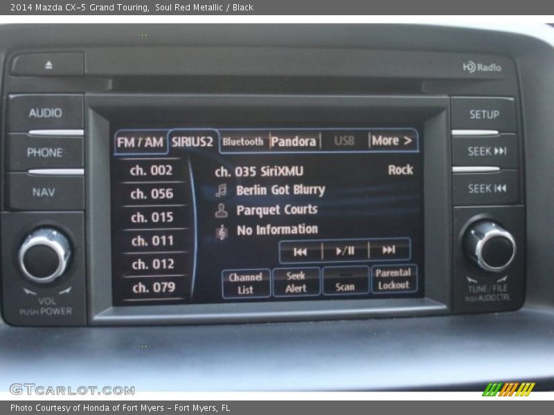 Soul Red Metallic / Black 2014 Mazda CX-5 Grand Touring