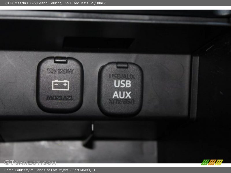 Soul Red Metallic / Black 2014 Mazda CX-5 Grand Touring