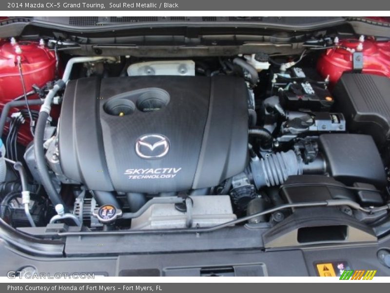 Soul Red Metallic / Black 2014 Mazda CX-5 Grand Touring
