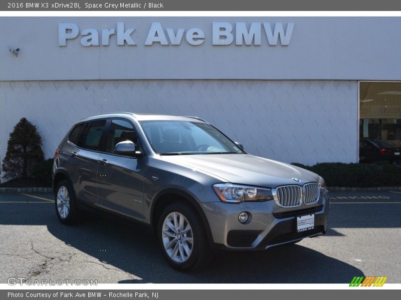 Space Grey Metallic / Black 2016 BMW X3 xDrive28i