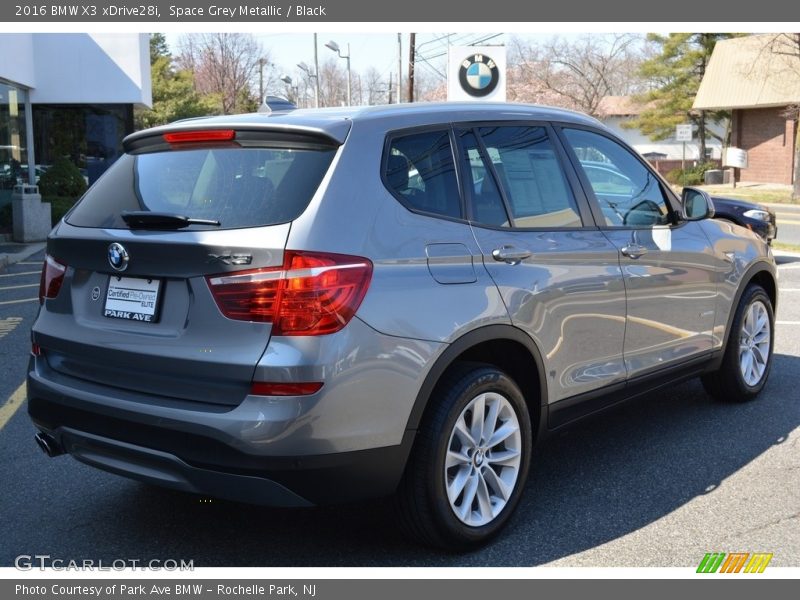 Space Grey Metallic / Black 2016 BMW X3 xDrive28i