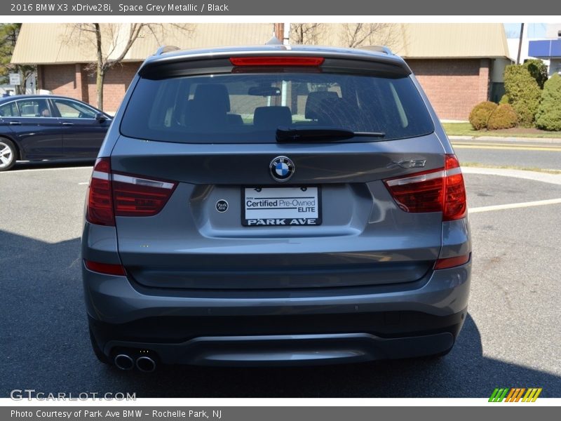 Space Grey Metallic / Black 2016 BMW X3 xDrive28i