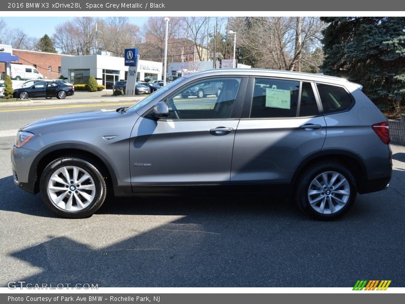 Space Grey Metallic / Black 2016 BMW X3 xDrive28i