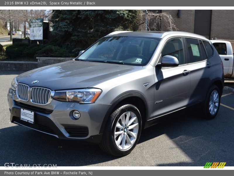 Space Grey Metallic / Black 2016 BMW X3 xDrive28i