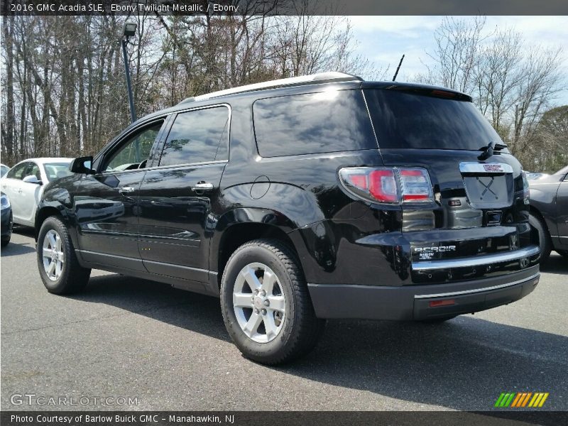 Ebony Twilight Metallic / Ebony 2016 GMC Acadia SLE