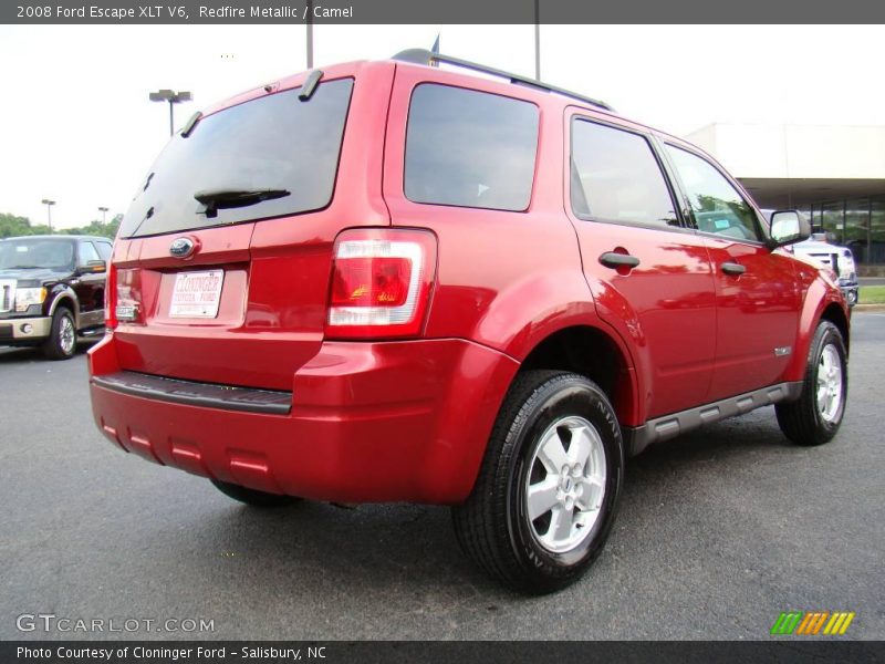 Redfire Metallic / Camel 2008 Ford Escape XLT V6