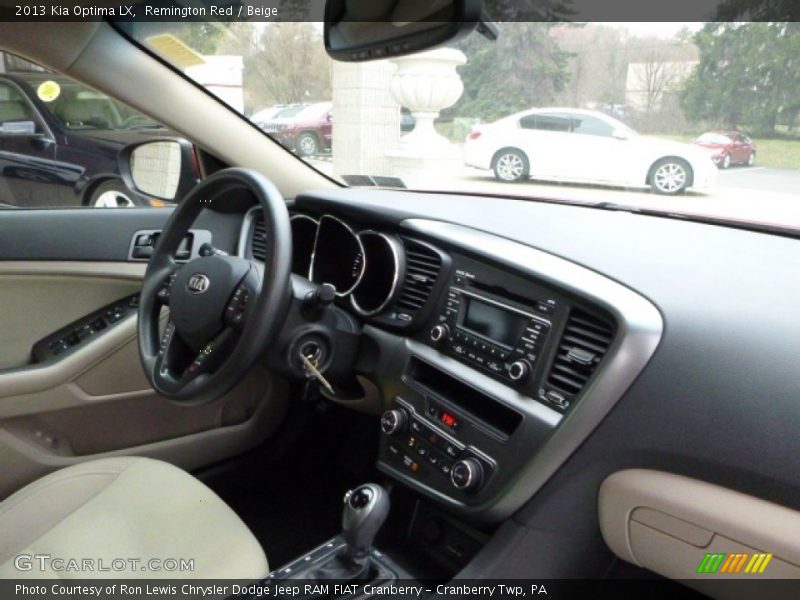 Remington Red / Beige 2013 Kia Optima LX