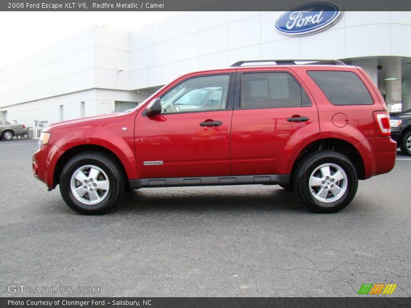 Redfire Metallic / Camel 2008 Ford Escape XLT V6