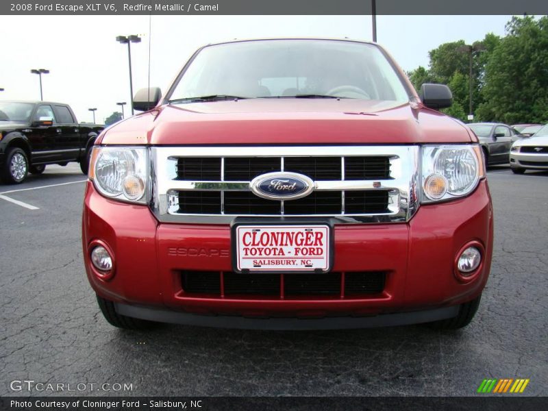 Redfire Metallic / Camel 2008 Ford Escape XLT V6