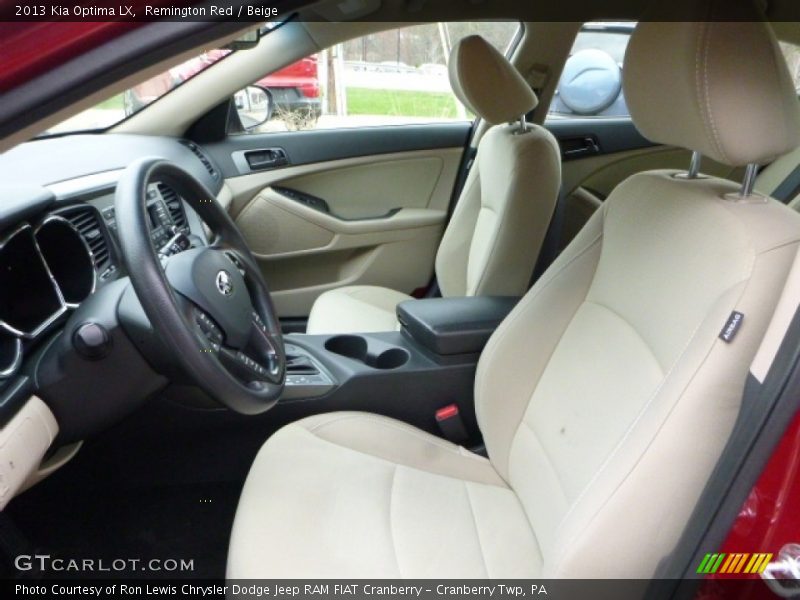 Remington Red / Beige 2013 Kia Optima LX