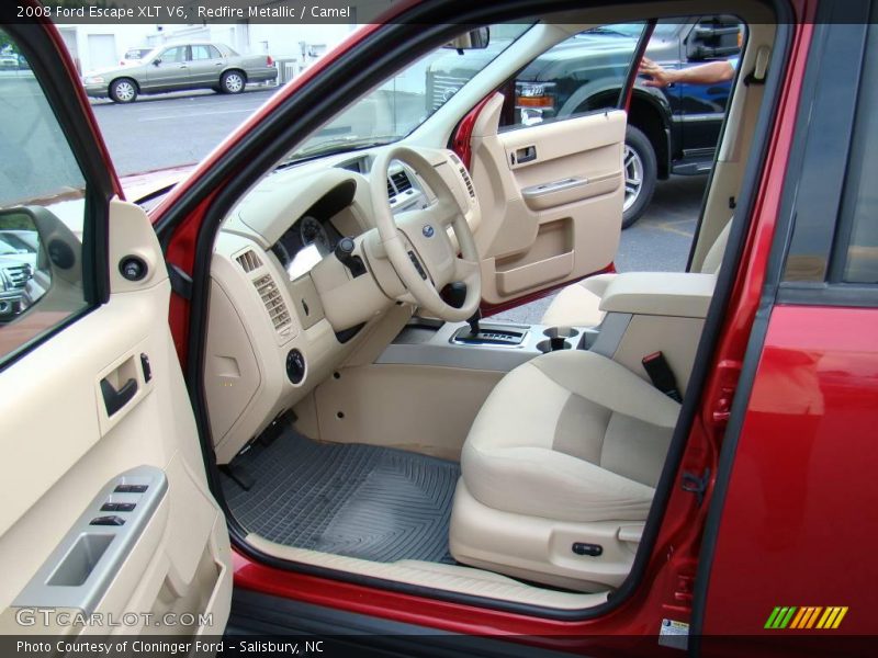 Redfire Metallic / Camel 2008 Ford Escape XLT V6