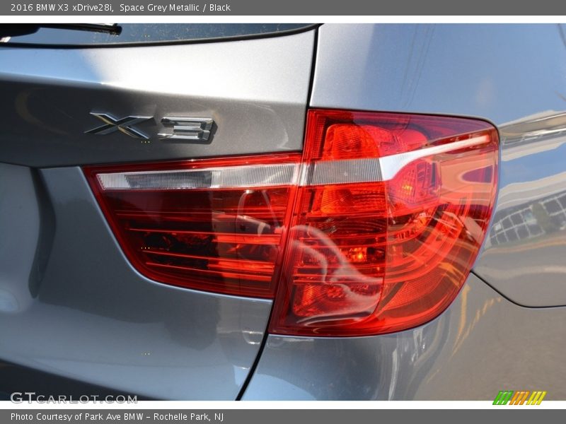 Space Grey Metallic / Black 2016 BMW X3 xDrive28i
