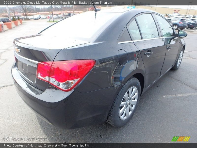 Taupe Gray Metallic / Jet Black/Medium Titanium 2011 Chevrolet Cruze LS