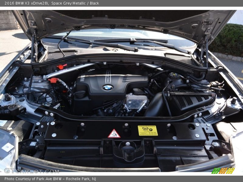 Space Grey Metallic / Black 2016 BMW X3 xDrive28i