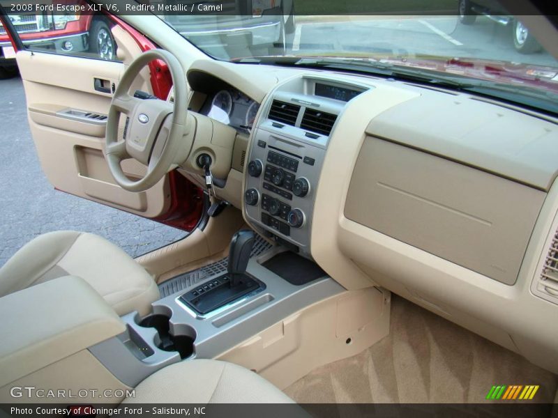 Redfire Metallic / Camel 2008 Ford Escape XLT V6
