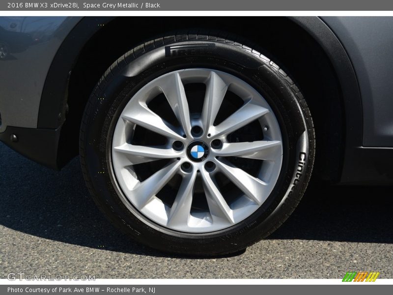 Space Grey Metallic / Black 2016 BMW X3 xDrive28i