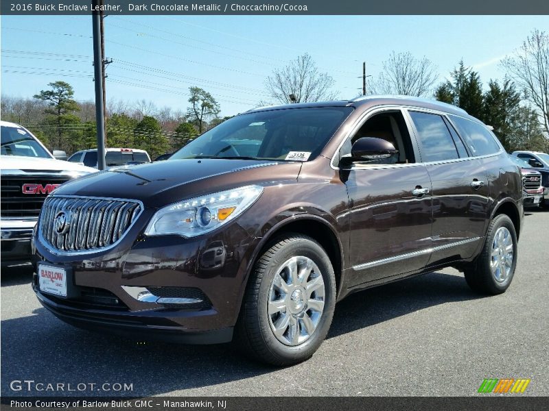 Dark Chocolate Metallic / Choccachino/Cocoa 2016 Buick Enclave Leather