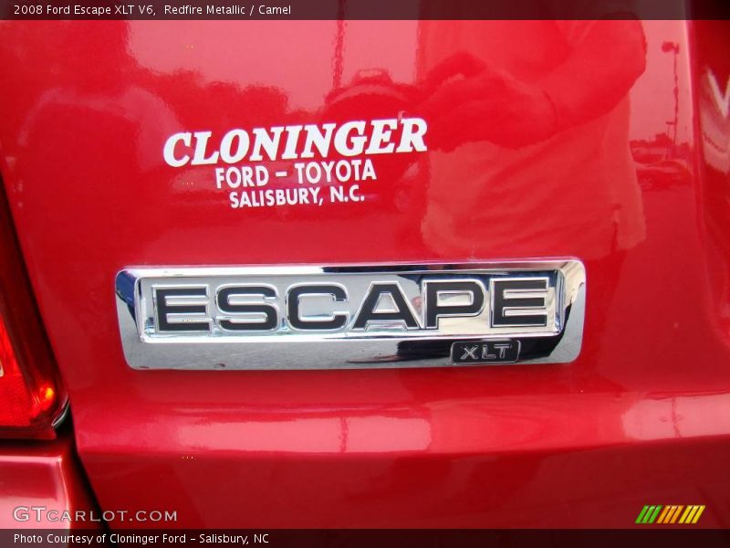 Redfire Metallic / Camel 2008 Ford Escape XLT V6