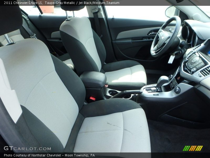 Taupe Gray Metallic / Jet Black/Medium Titanium 2011 Chevrolet Cruze LS