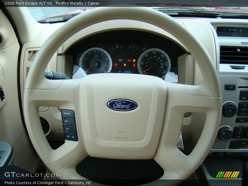 Redfire Metallic / Camel 2008 Ford Escape XLT V6