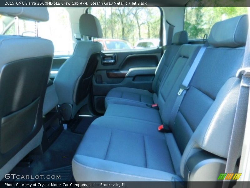 Stealth Gray Metallic / Jet Black 2015 GMC Sierra 2500HD SLE Crew Cab 4x4