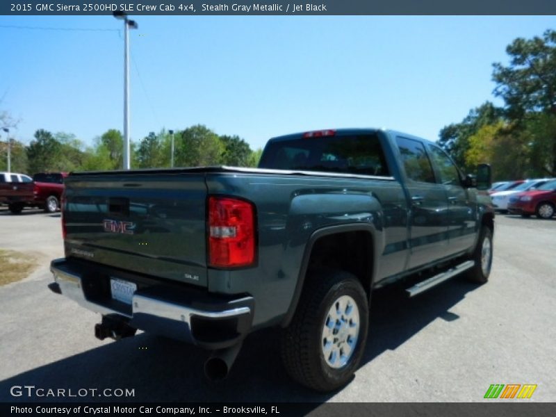 Stealth Gray Metallic / Jet Black 2015 GMC Sierra 2500HD SLE Crew Cab 4x4