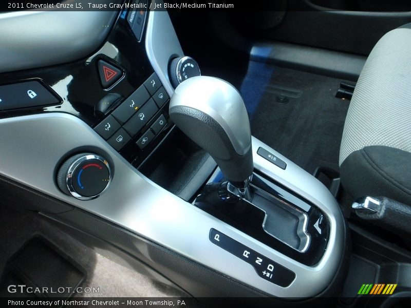 Taupe Gray Metallic / Jet Black/Medium Titanium 2011 Chevrolet Cruze LS