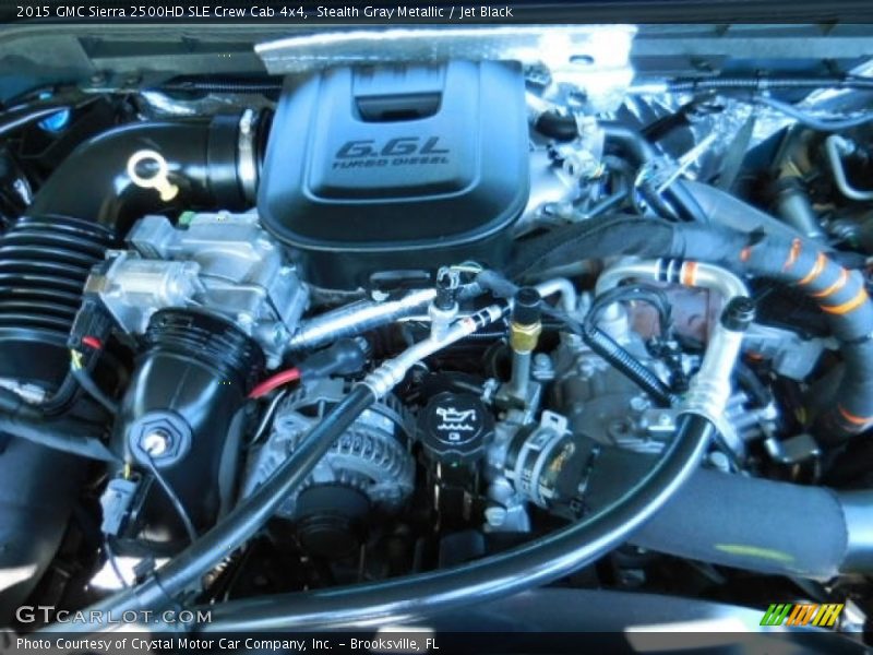 Stealth Gray Metallic / Jet Black 2015 GMC Sierra 2500HD SLE Crew Cab 4x4