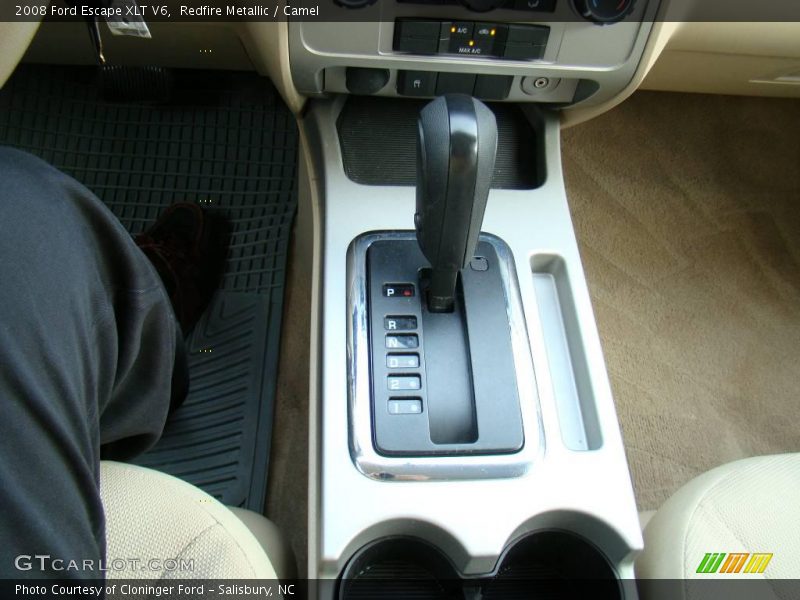 Redfire Metallic / Camel 2008 Ford Escape XLT V6