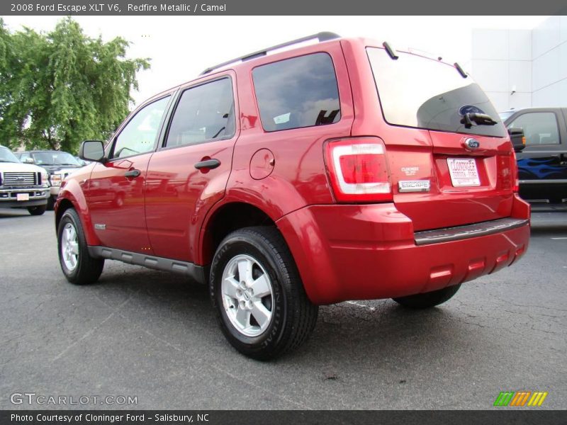 Redfire Metallic / Camel 2008 Ford Escape XLT V6