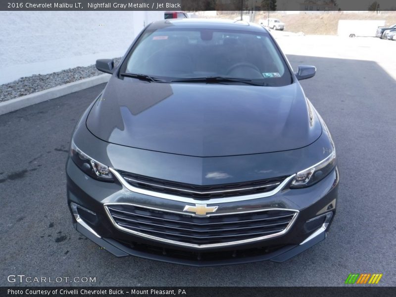 Nightfall Gray Metallic / Jet Black 2016 Chevrolet Malibu LT