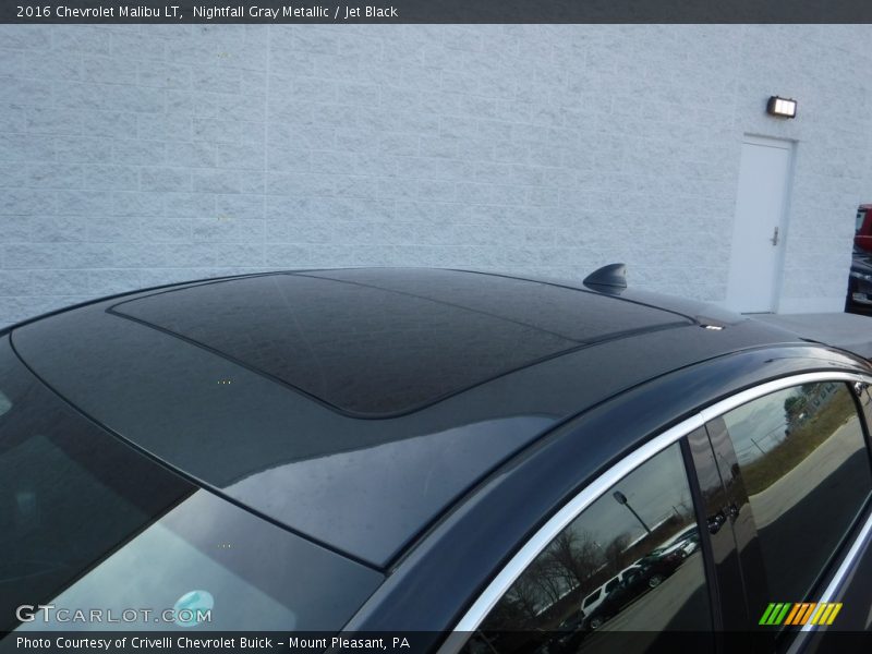 Nightfall Gray Metallic / Jet Black 2016 Chevrolet Malibu LT