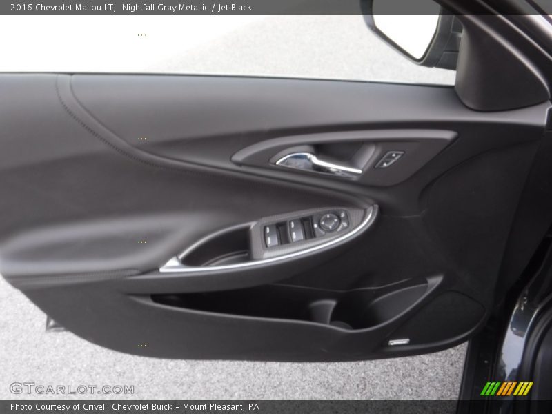Nightfall Gray Metallic / Jet Black 2016 Chevrolet Malibu LT