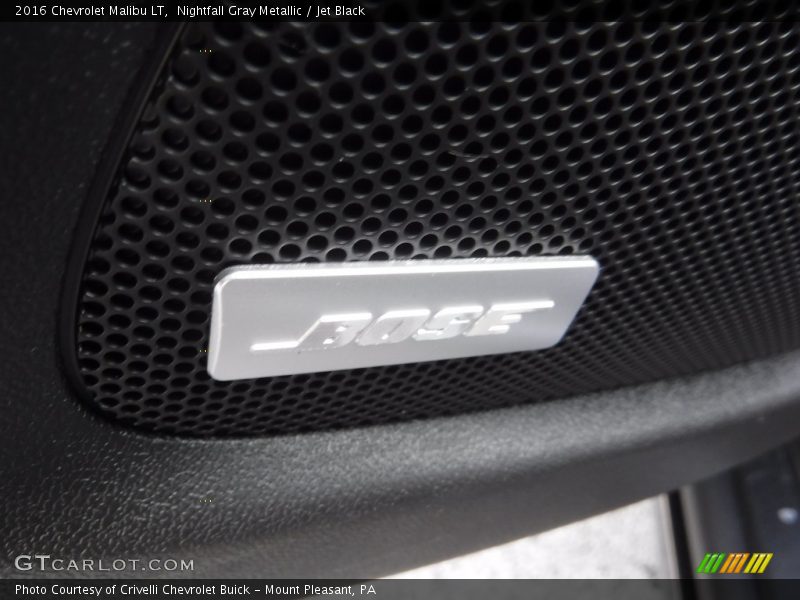 Nightfall Gray Metallic / Jet Black 2016 Chevrolet Malibu LT