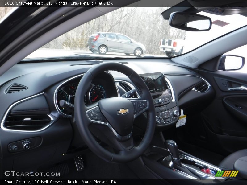Nightfall Gray Metallic / Jet Black 2016 Chevrolet Malibu LT