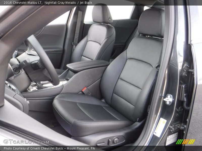 Nightfall Gray Metallic / Jet Black 2016 Chevrolet Malibu LT