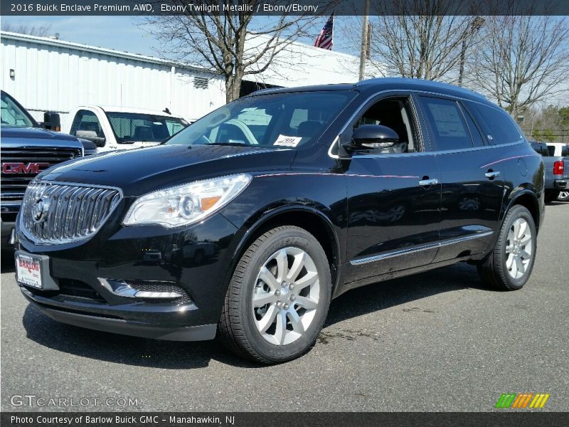 Ebony Twilight Metallic / Ebony/Ebony 2016 Buick Enclave Premium AWD