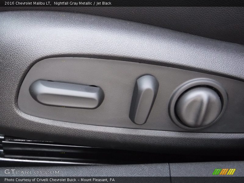 Nightfall Gray Metallic / Jet Black 2016 Chevrolet Malibu LT