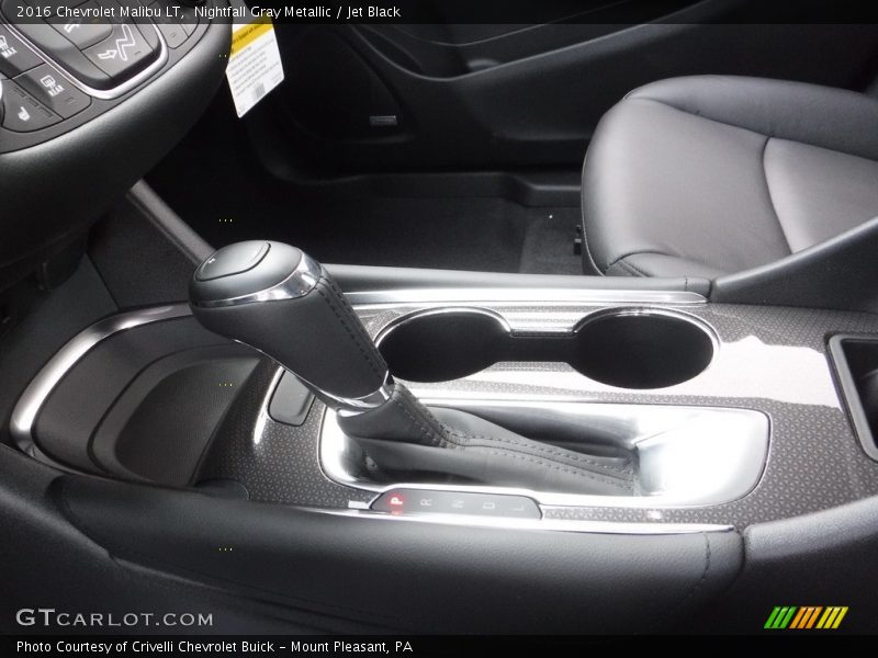 Nightfall Gray Metallic / Jet Black 2016 Chevrolet Malibu LT