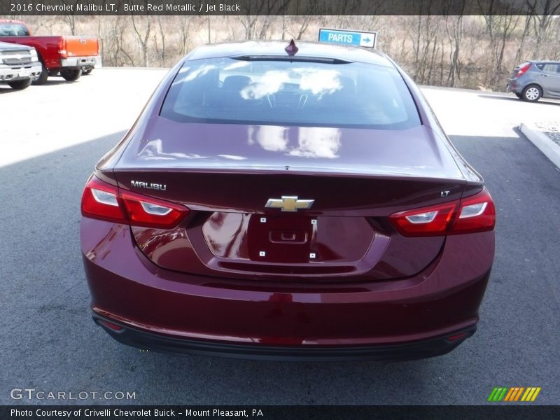 Butte Red Metallic / Jet Black 2016 Chevrolet Malibu LT