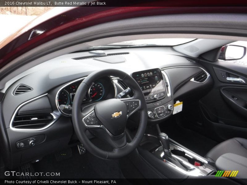 Butte Red Metallic / Jet Black 2016 Chevrolet Malibu LT