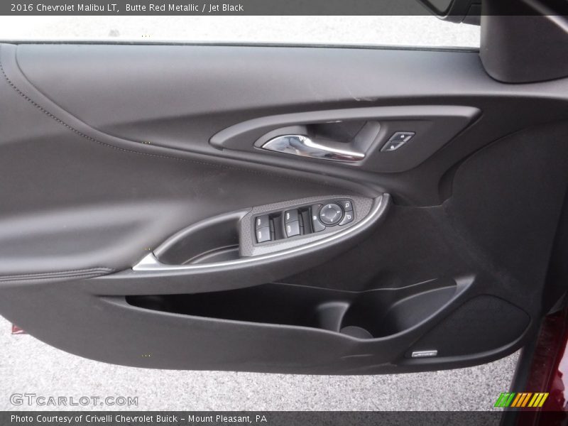 Butte Red Metallic / Jet Black 2016 Chevrolet Malibu LT