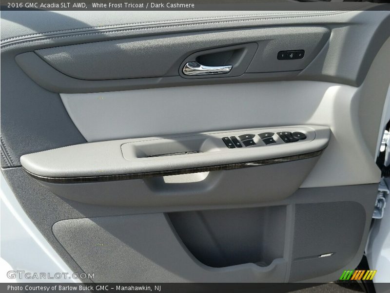 White Frost Tricoat / Dark Cashmere 2016 GMC Acadia SLT AWD