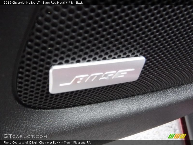 Butte Red Metallic / Jet Black 2016 Chevrolet Malibu LT